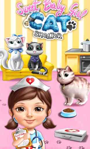Sweet Baby Girl Cat Shelter – Pet Vet Doctor Care 1