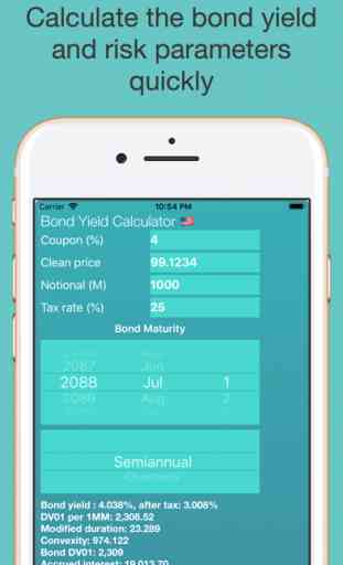 TAP Bond Yield Calculator 1