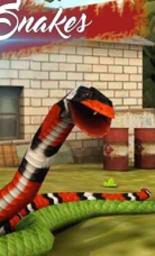 Anaconda Snake Survival Attack 1