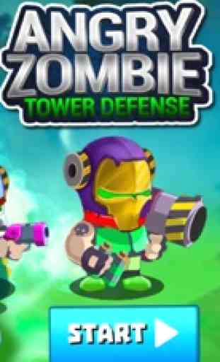 Angry Zombie Tower Defense 1