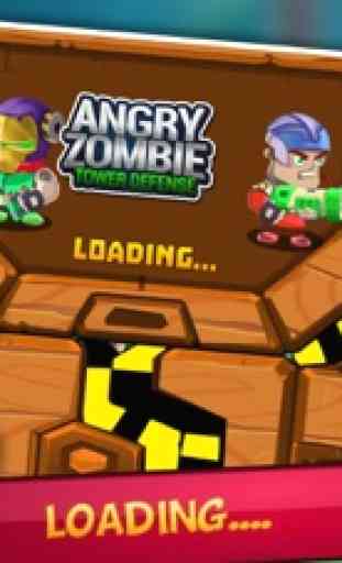 Angry Zombie Tower Defense 2