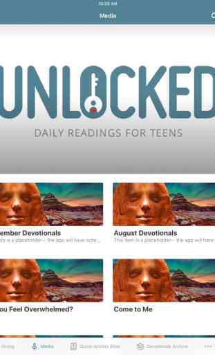 Unlocked - Teen's Devotionals 4