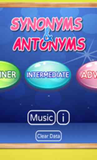 Vocabulary Synonyms & Antonyms 1