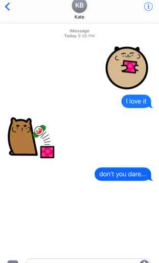 Animated CUTEsy HAMSTEr Sticker for iMessage 3