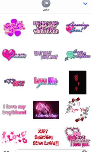 Animated Girlfriend & Boyfriend Love GIF Stickers 1