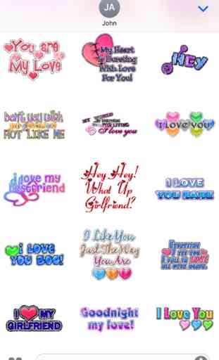 Animated Girlfriend & Boyfriend Love GIF Stickers 2