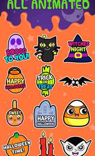Animated Halloween Stickers ⋆ 2