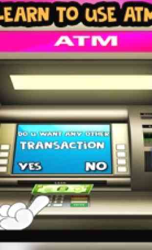 Bank ATM Cash Shopping Sim 3
