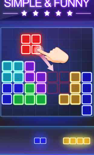 Block Puzzle -Glow Puzzle Game 1