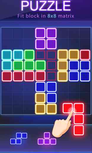 Block Puzzle -Glow Puzzle Game 2