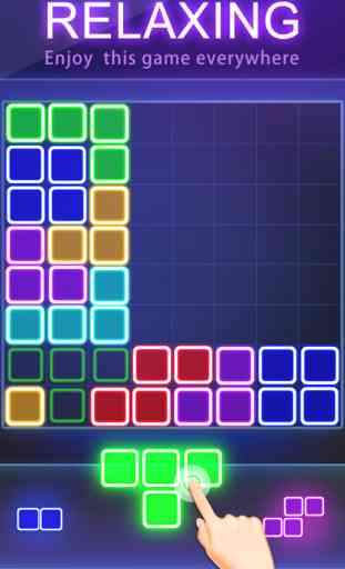Block Puzzle -Glow Puzzle Game 3