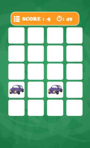 Car Cards Matching Educational Games for Kids 4