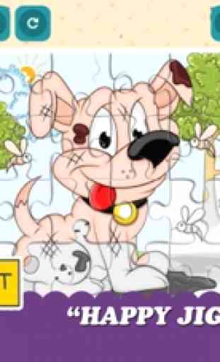 Cats And Dogs Cartoon Jigsaw Puzzle Games 4