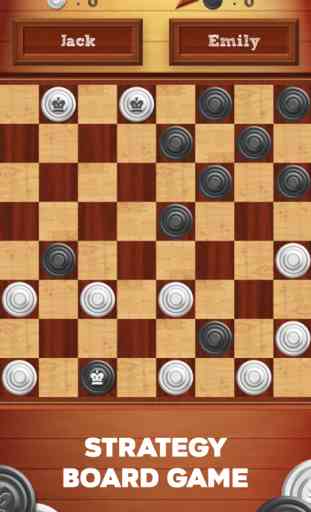 Checkers 2 Players: Online 1