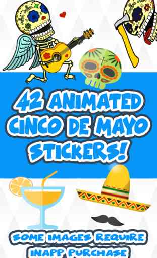 Cinco de Mayo Animated Stickers for Messaging 1