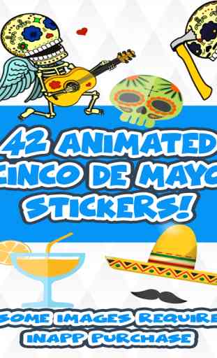 Cinco de Mayo Animated Stickers for Messaging 4