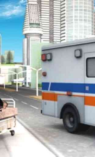 City Ambulance Driving Game 2017: Emergency Racing 4