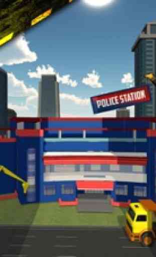 City Construction Police Station & Builder Sim 3d 3