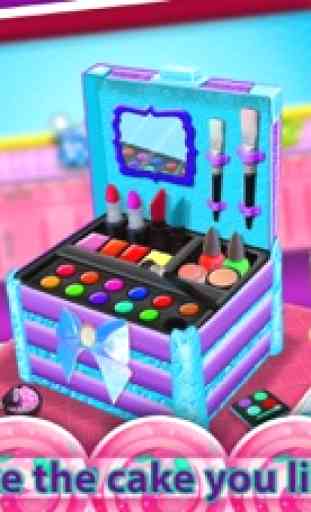Cosmetic Box Cake Game! Make Edible Beauty Box 4