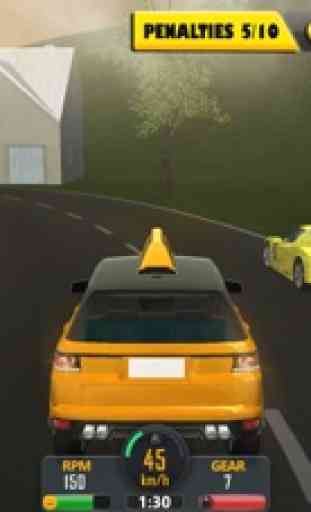 Crazy Hill Speed Taxi Driving 3D 2