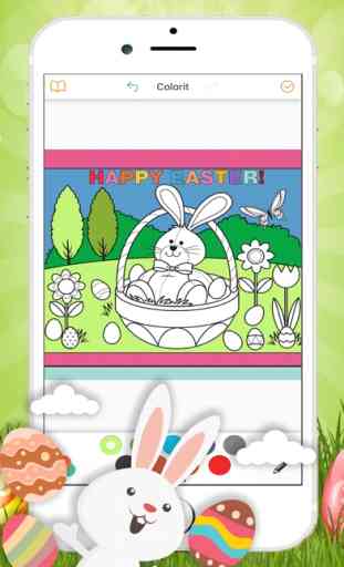 Cute Easter Bunny Coloring Book 3