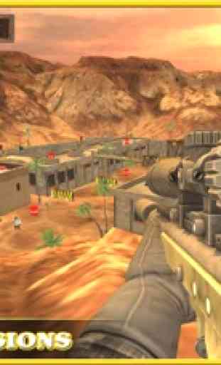 Desert Sniper Strike 3d : Ruthless war missions 2