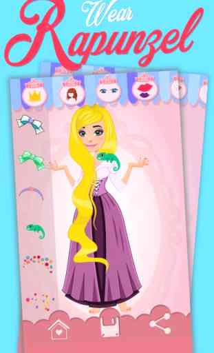 Dress up – Princess Rapunzel 1