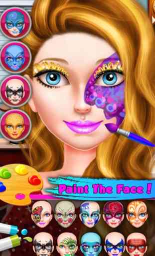 Face Paint Party Star Salon 3