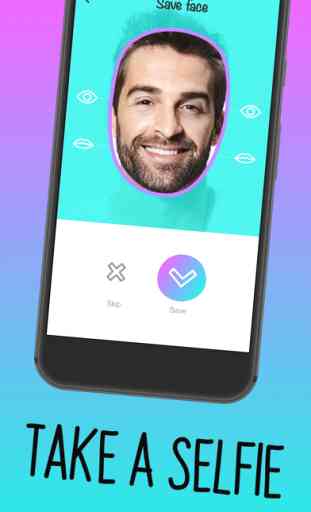 Faces - video, gif for texting 2