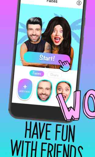 Faces - video, gif for texting 4