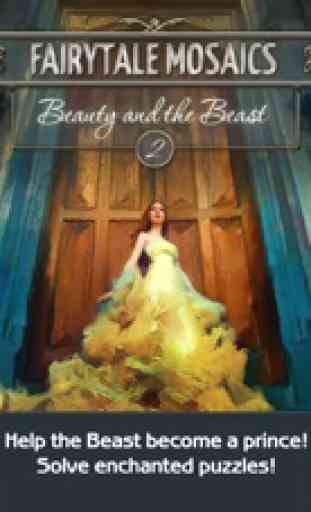 Fairytale Mosaics. Beauty and the Beast's mosaic 2 1