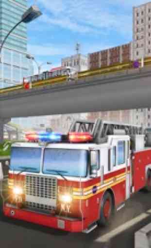 Fire Truck Driving Simulator 3