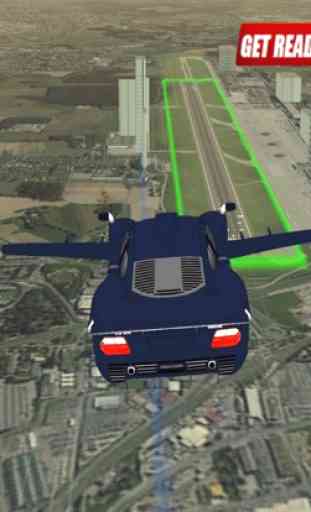 Flying Sport Car: Explore City 4