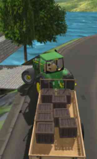 Forage Tractor Transporter Sim 3
