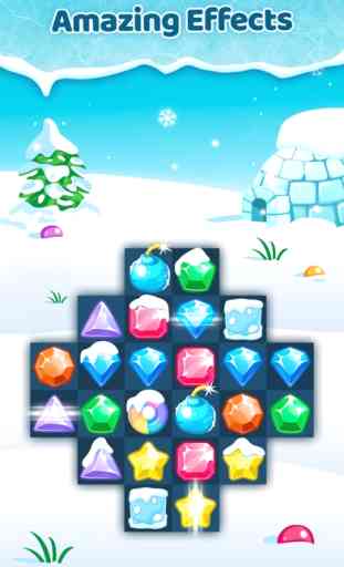 Frozen Jewels Mania - Match 3 Gems Puzzle Legend 2