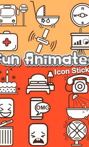 Fun Animated Icon Sticker 4