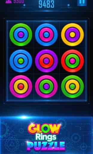 Glow Rings Puzzle 1