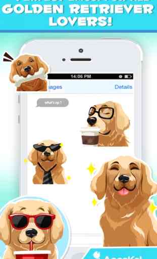 Golden Retriever Dog Emoji 1