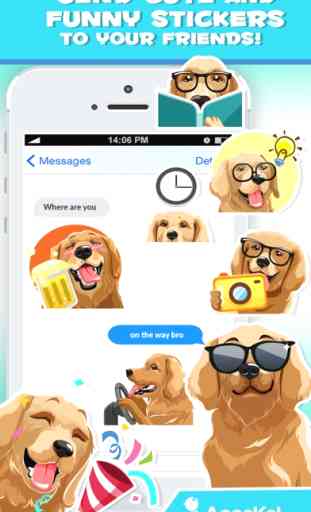 Golden Retriever Dog Emoji 3