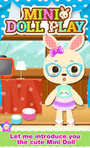 Face My Talking Bunny AA: Virtual Doll Makeover Salon Center - Kids Free Game 1