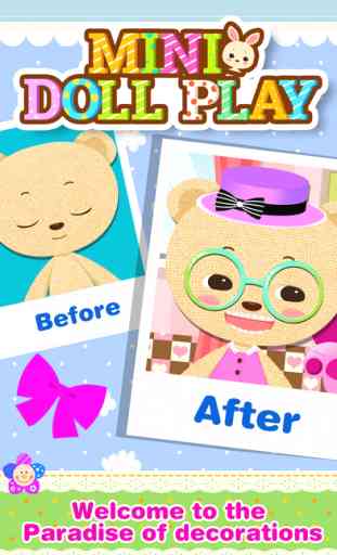Face My Talking Bunny AA: Virtual Doll Makeover Salon Center - Kids Free Game 2