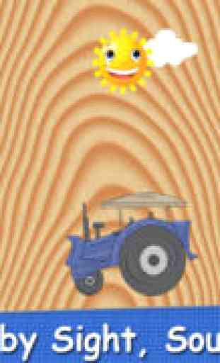 Farm Puzzle for Babies Free: Move Cartoon Images and Listen Sounds of Animals or Vehicles with Best Jigsaw Game and Top Fun for Kids, Toddlers and Preschool 2