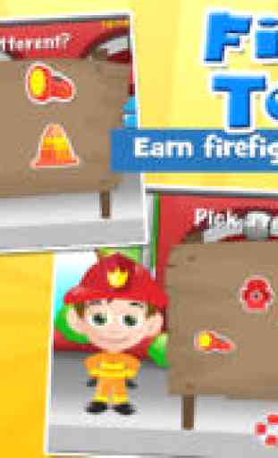 Fireman Toddler School: Free Fun and Educational Mini-Games for Boys and Girls 4