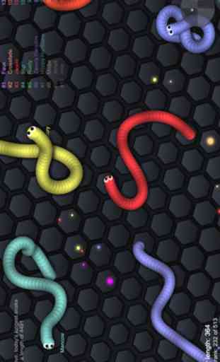 Flashy Worms - All Colorful Skins New Update Version of Snake Slither 1