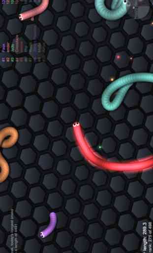 Flashy Worms - All Colorful Skins New Update Version of Snake Slither 2