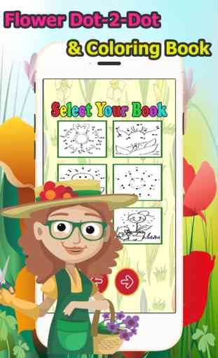 Flower Dot to Dot Coloring Book for Kids Grade 1-6: connect dots coloring pages preschool learning games 1