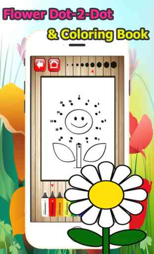 Flower Dot to Dot Coloring Book for Kids Grade 1-6: connect dots coloring pages preschool learning games 2
