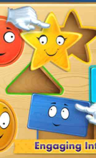 Friendly Shapes - All In One Education Center & Interactive Storybook for Kids 2