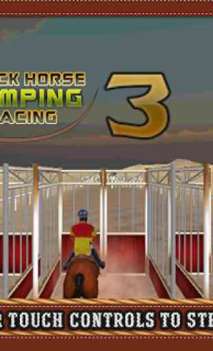 Black Horse Jumping Racing 3D 1