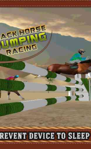 Black Horse Jumping Racing 3D 4